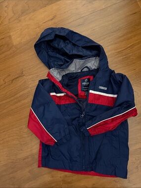 OshKosh Navy, Red & White Hooded Jacket